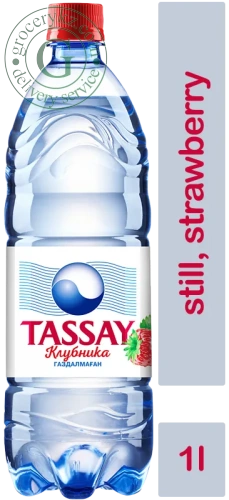 Tassay still water, strawberry, 1 l