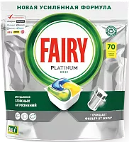 Fairy Platinum dishwasher tablets lemon, 70 tablets