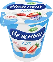 Nezhnyi yogurt, 1.2%, strawberry, 320 g