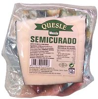 Quesle Mezcla Semicurado goat cheese, 140 g