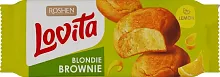 Roshen Lovita blondie brownie cookies, lemon, 152 g