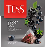 Tess Berry Bar black tea, 20 pyramids