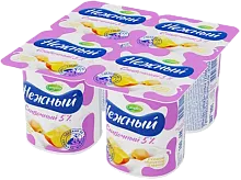 Nezhnyi yogurt with apricot and mango juice, 5%, 4 in 1, 400 g