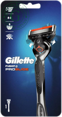 Gillette Fusion 5 Proglide men's razor handle, 1 pc Gillette Fusion 5 Proglide men's razor handle, 1 pc