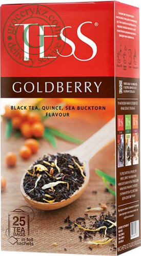 Tess Goldberry black tea, 25 bags