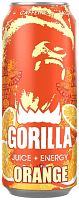 Gorilla energy drink, orange, 450 ml
