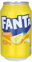 Fanta drink, lemon, 330 ml