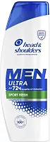 Head & Shoulders Ultra Sport Fresh shampoo with mint, 400 ml