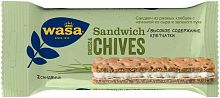 Wasa crispbread sandwiches, cheese and chives, 37 g