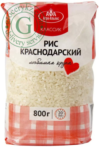 Agro Alliance medium grain rice, 800 g