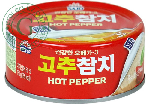 Sajo canned tuna, hot pepper, 150 g