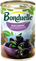 Bonduelle canned black seedless olives, 314 ml