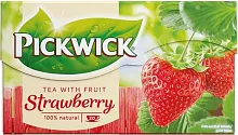 Pickwick black tea, strawberry, 20 bags