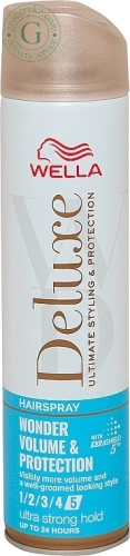 Wella Deluxe hairspray, wonder volume and protection, 250 ml