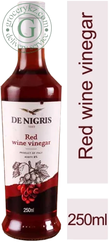 De Nigris red wine vinegar, 250 ml