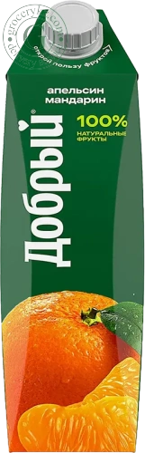 Dobry orange and tangerine juice, 1l Dobry orange and tangerine juice, 1l