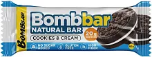 Bombbar protein bar, cookies & cream, 60 g