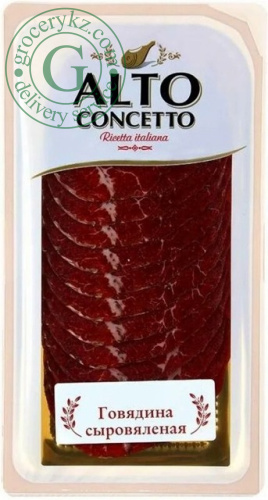 Alto Concetto cured beef, sliced, 100 g