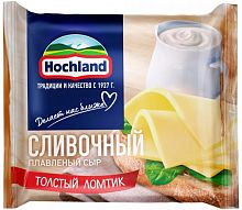 Hochland processed cheese in slice, cream, 150 g