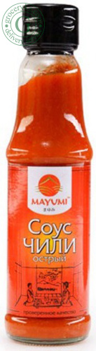 Mayumi hot chili sauce, 150 ml