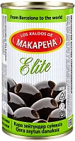 Makarena Elite pitted black olives, 370 ml