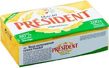 President salted butter, 80%, 200 g