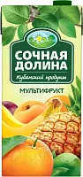 Sochnaya Dolina multifruit juice, 0.95 l