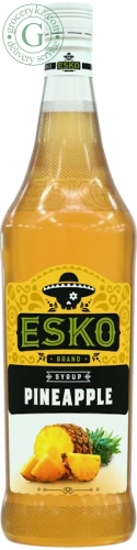 Esko beverage syrup, pineapple, 1 l