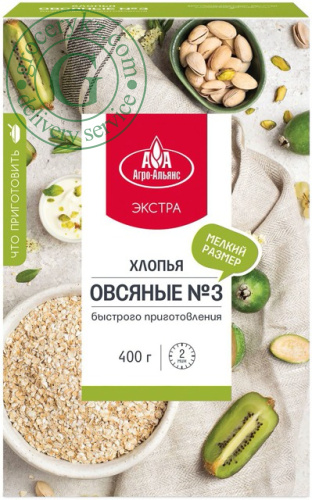 Agro Alliance oat flakes, little size, 400 g