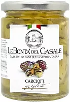 Le Bonta del Casale grilled artichokes in oil, 314 ml
