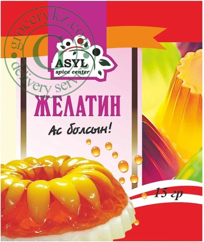 Asyl gelatin, 15 g