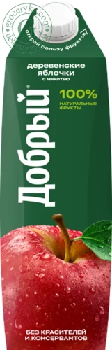 Dobry apple juice with pulp, 1l Dobry apple juice with pulp, 1l