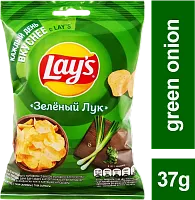Lay's potato chips, green onion, 37 g