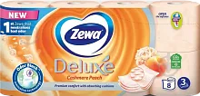 Zewa Deluxe toilet paper, cashmere peach, (8 in 1)