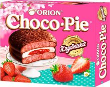 Orion Choco-Pie cake (12 in 1), strawberry, 360 g