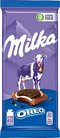 Milka chocolate with Oreo cookies, 92 g