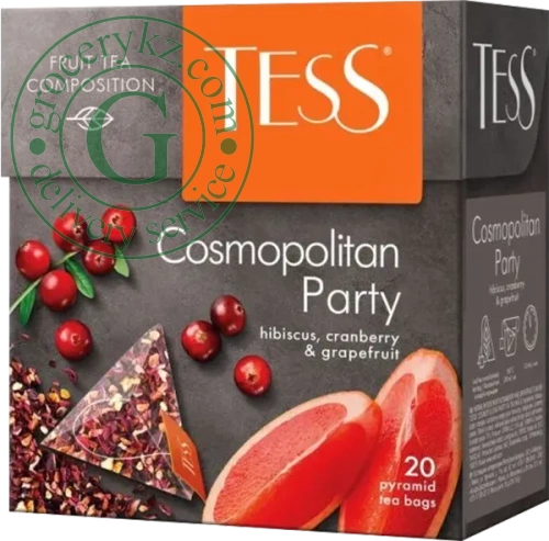 Tess Cosmopolitan Party herbal tea, 20 pyramids