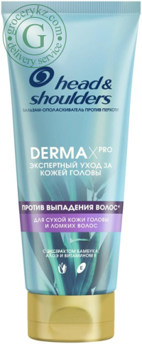 Head & Shoulders Derma X Pro conditioner, against hair loss, 220 ml