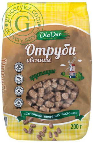 DiaDar crispy oat bran, 200 g