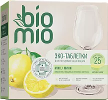 BioMio dishwasher tablets, bergamot-yuzu, 25 tablets