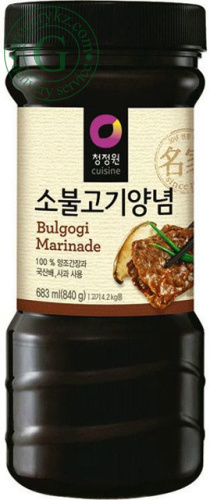 Chungjungone beef bulgogi marinade, 840 g