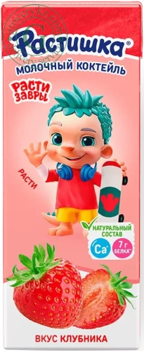 Rastishka milkshake, strawberry, 210 g