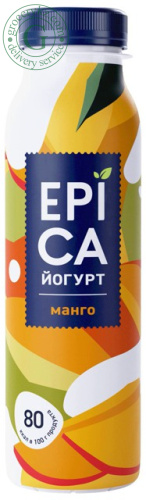 Epica drinking yogurt, mango, 260 g