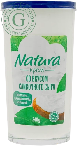 Natura spreadable cheese, creamy, 240 g
