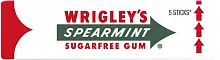 Wrigley's gum, spearmint, 5 sticks, 13 g