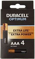 Duracell Optimum AAA batteries, 4 pc
