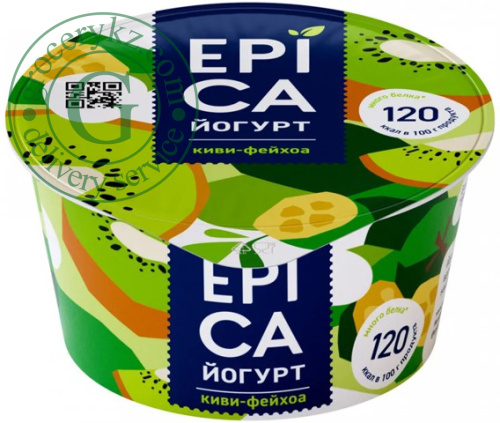Epica yogurt, kiwi and feijoa, 130 g