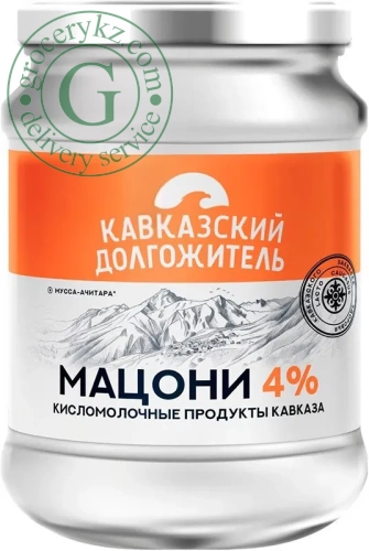 Kavkazskiy Dolgozhitel matsoni, 4%, 700 g Kavkazskiy Dolgozhitel matsoni, 4%, 700 g