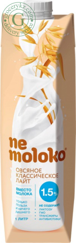 NeMoloko oat drink, 1.5%, 1 l