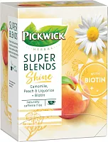 Pickwick herbal tea, camomile, peach and biotin, 15 bags